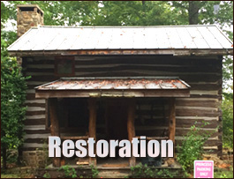 Historic Log Cabin Restoration  Big Stone Gap, Virginia